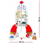 Racheta spatiala din lemn - My Wooden Rocket - Statie Spatiala